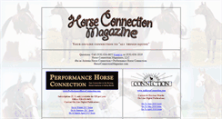 Desktop Screenshot of horseconnectionmagazine.com